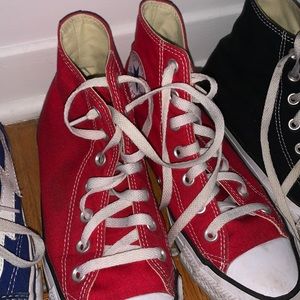 red converse size 8
